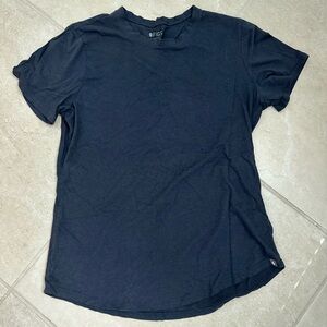 Figs Navy Short Sleeve Tee